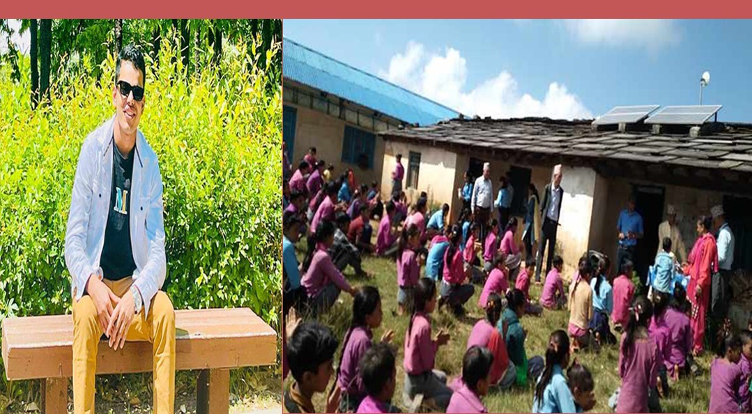 बैतडीको डिलाशैनीका मनकारी मनमोहनले गरे विद्यार्थीलाई शैक्षिक सामग्री सहयोग